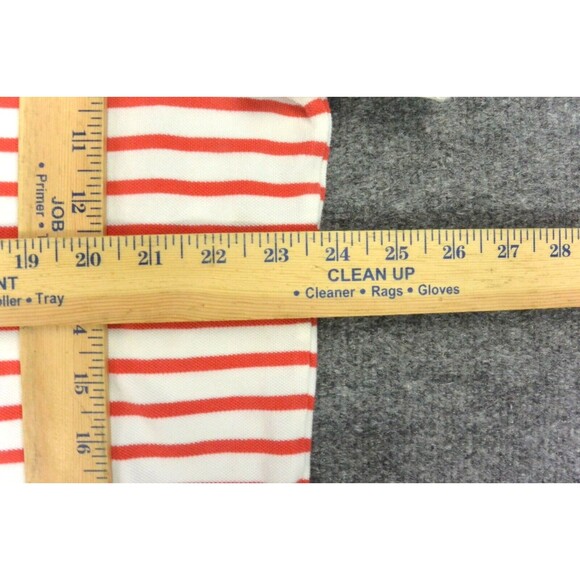 Polo Ralph Lauren Shirt Mens Larage Classic Fit Red White Stripe - Picture 8 of 9